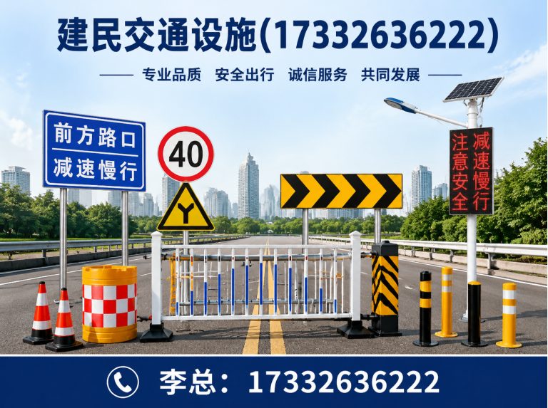 香河县标志杆展示图
